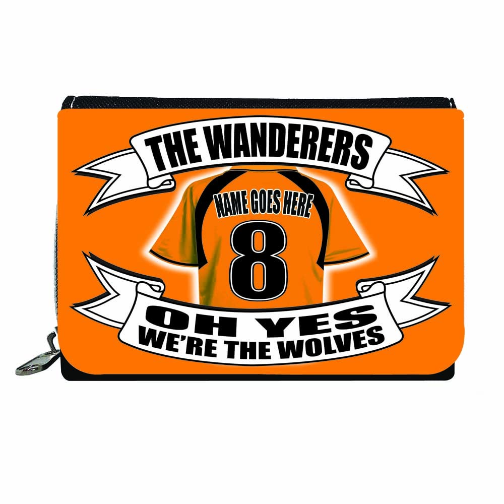Wolves Football Shirt Personalised Gift Purse