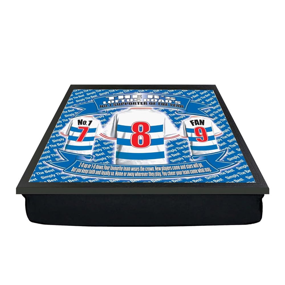 Queens PR Football Shirt Lap Tray And Mug Gift Set
