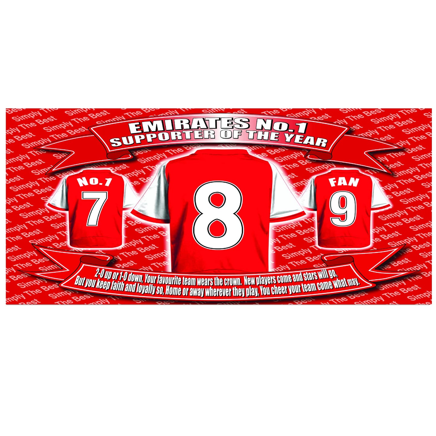 Gooners Football Shirt Personalised Ceramic Money Box Gift