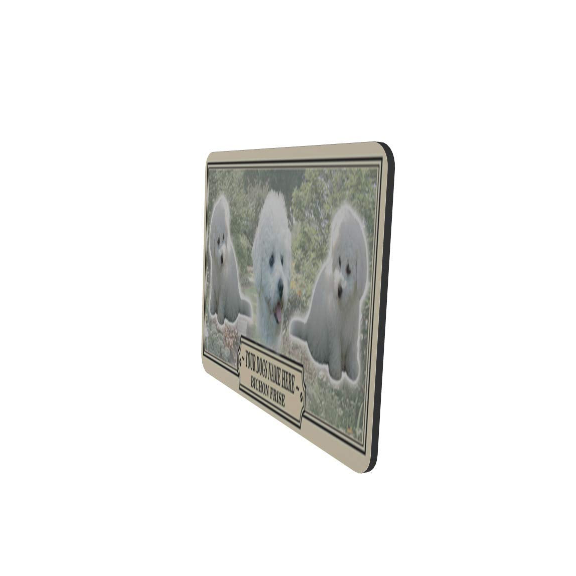 Bichon Frise Personalised Dog Breed Mouse Mat Gift