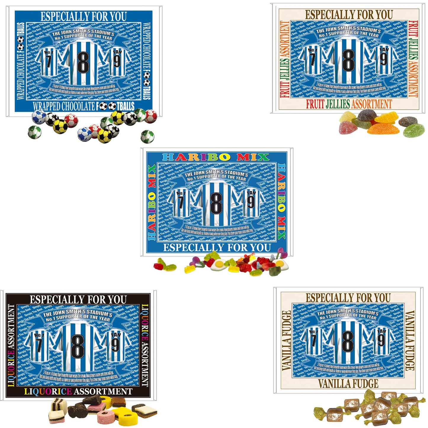 Huddersfield Football Shirt Gift Boxed Sweets