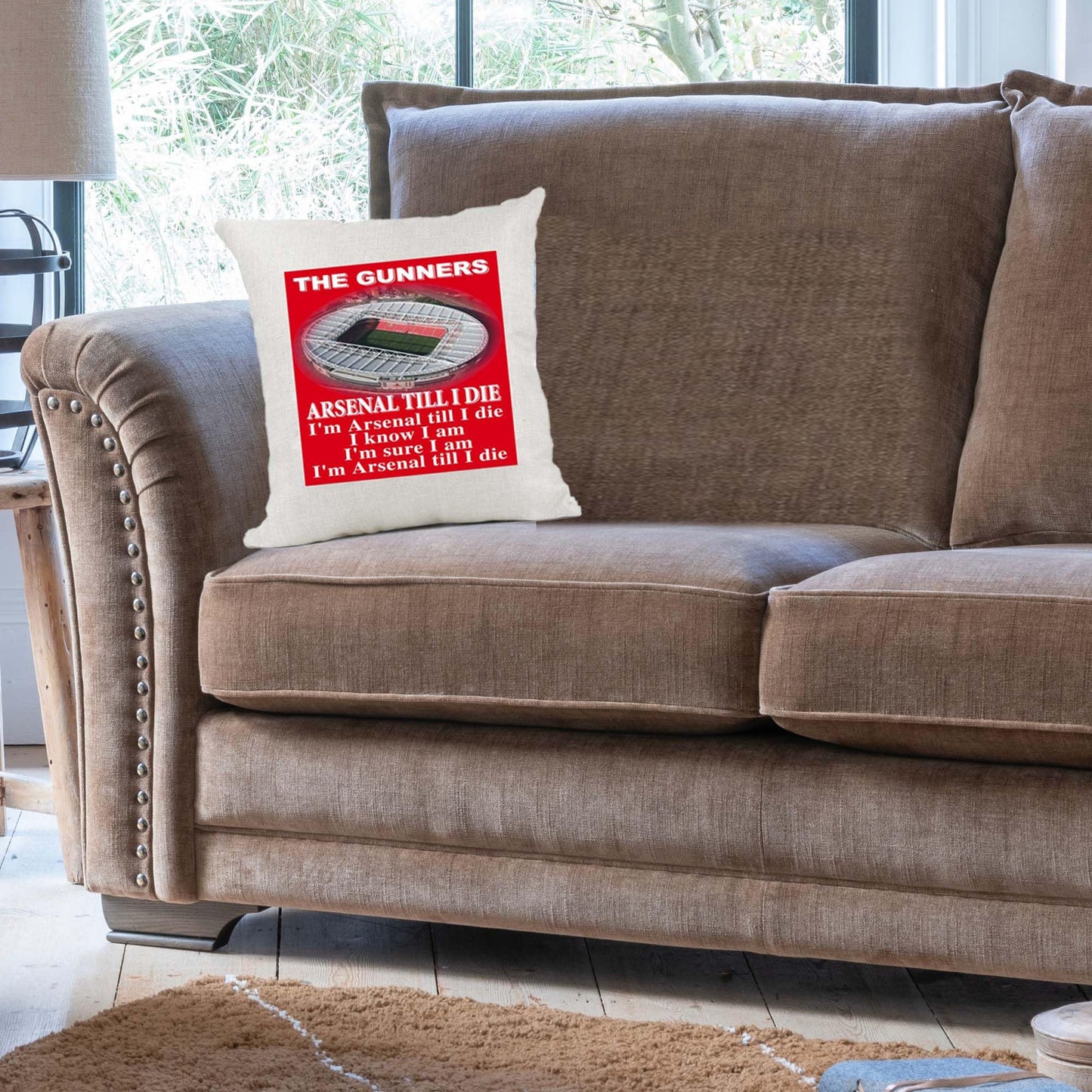 The Gooners Football Anthem Song Chant Cushion Cover Gift