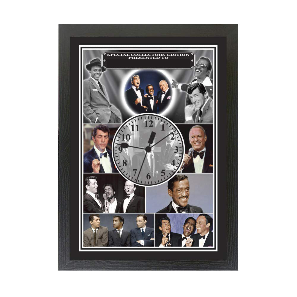 The Rat Pack Personalised Icon Gift Clock