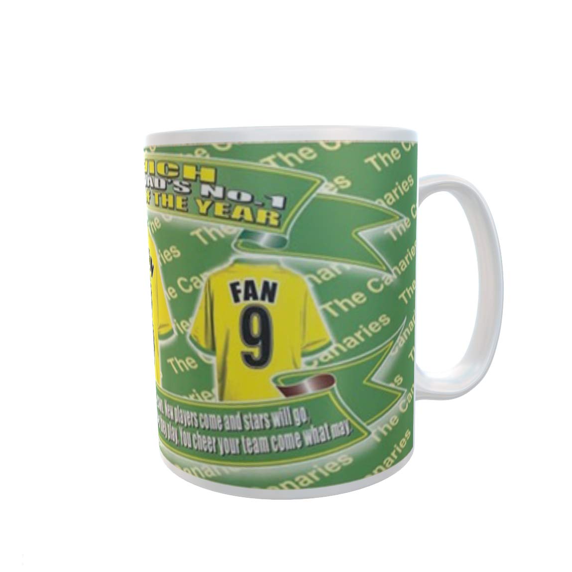Norwich Football Shirt Mug Gift