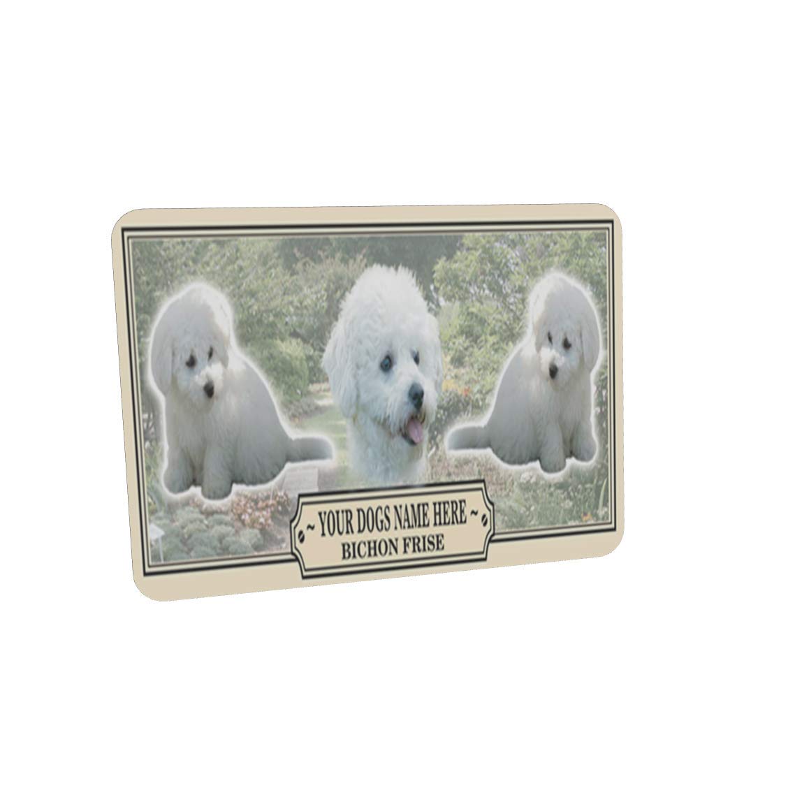 Bichon Frise Personalised Dog Breed Mouse Mat Gift