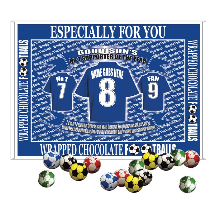 The People's Club Football Shirt Personalised Gift Boxed Sweets