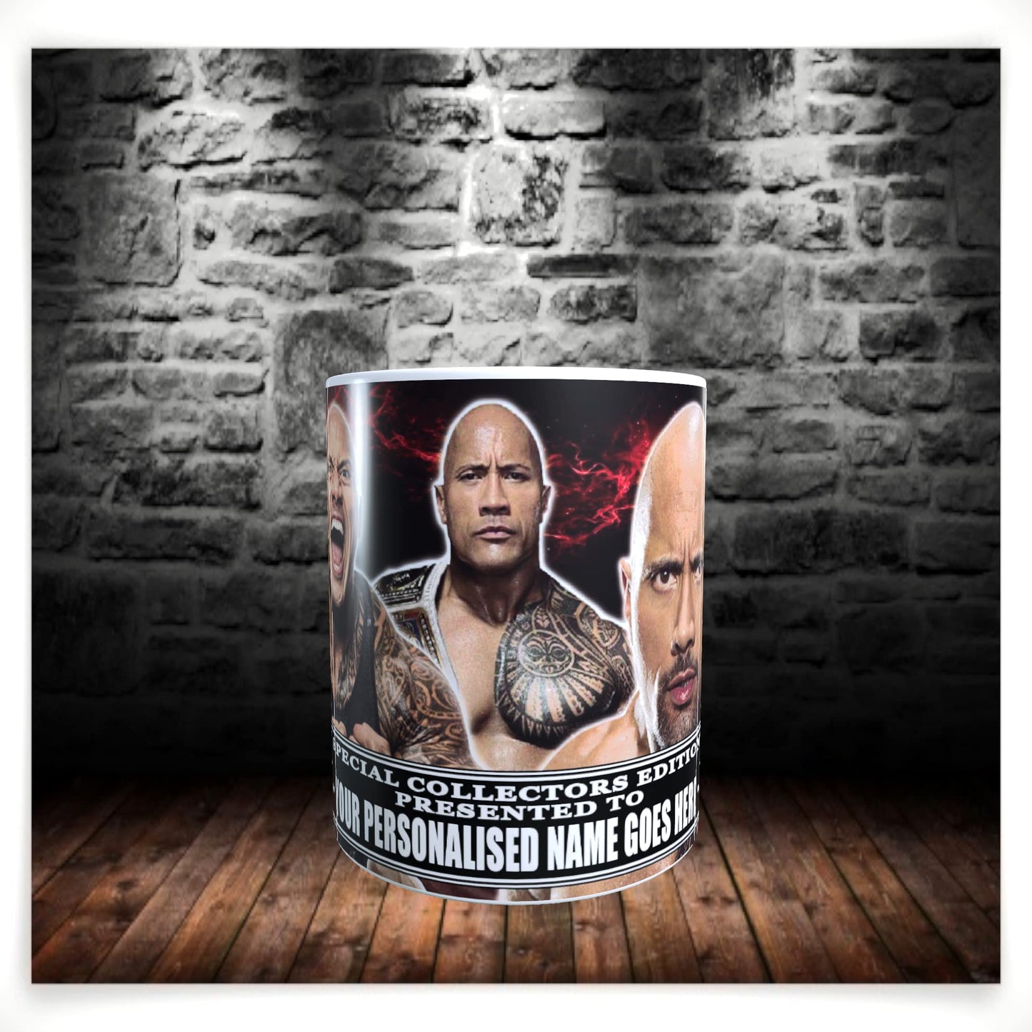 Dwayne Johnson Celebrity Icon Personalised Mug Gift