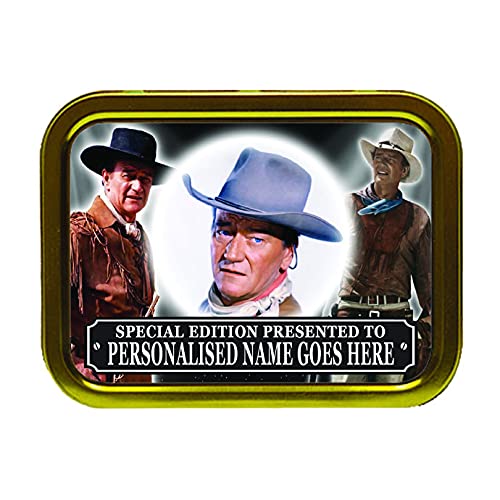 John Wayne Personalised Icon Gift Tobacco Tin & Products
