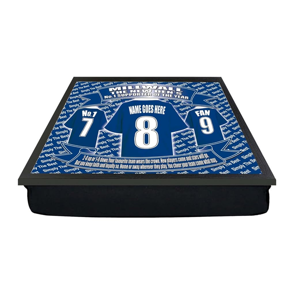 Mill(wall) Personalised Football Shirt Lap Tray And Mug Gift Set