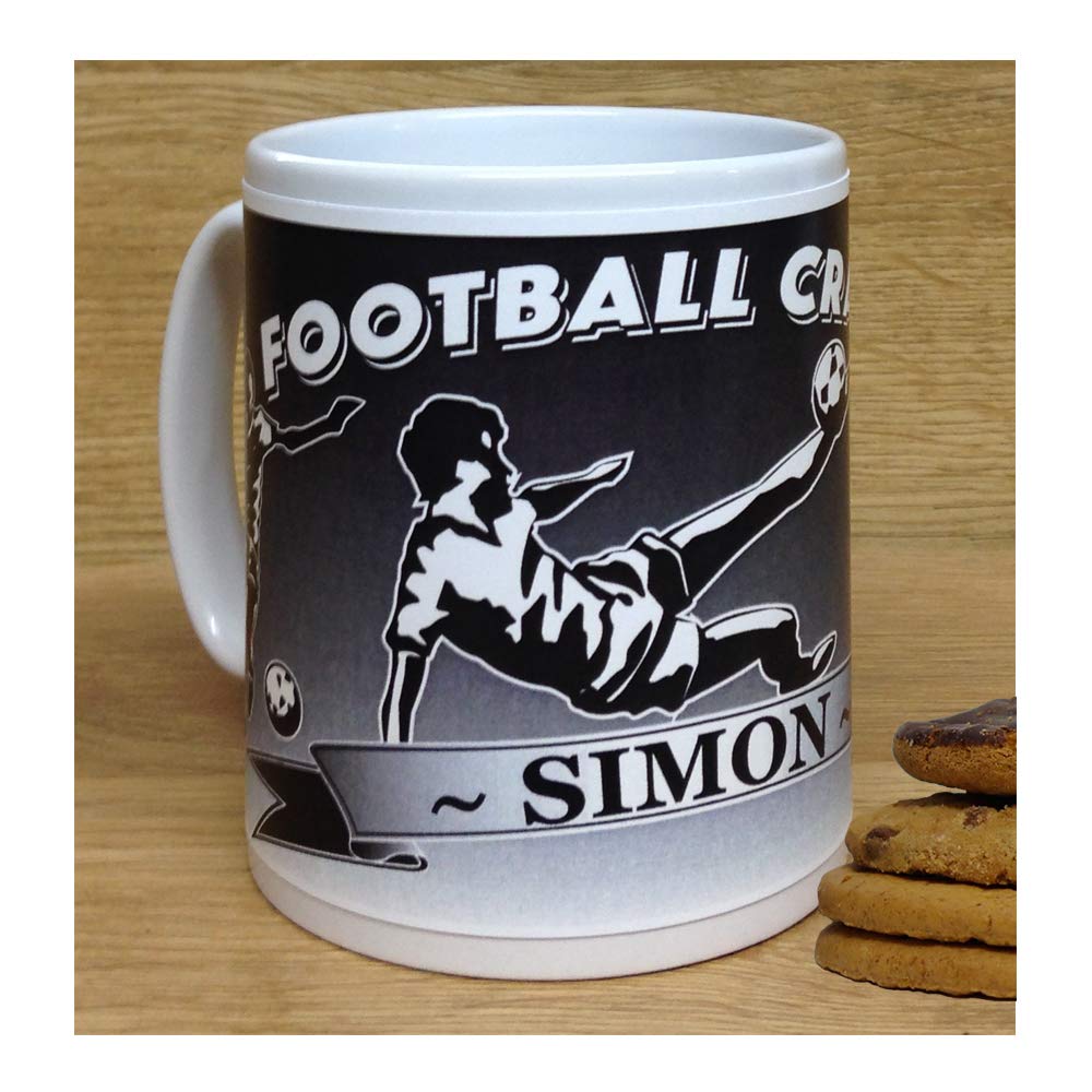 Football Crazy Personalised Sports Hobby Gift Mug