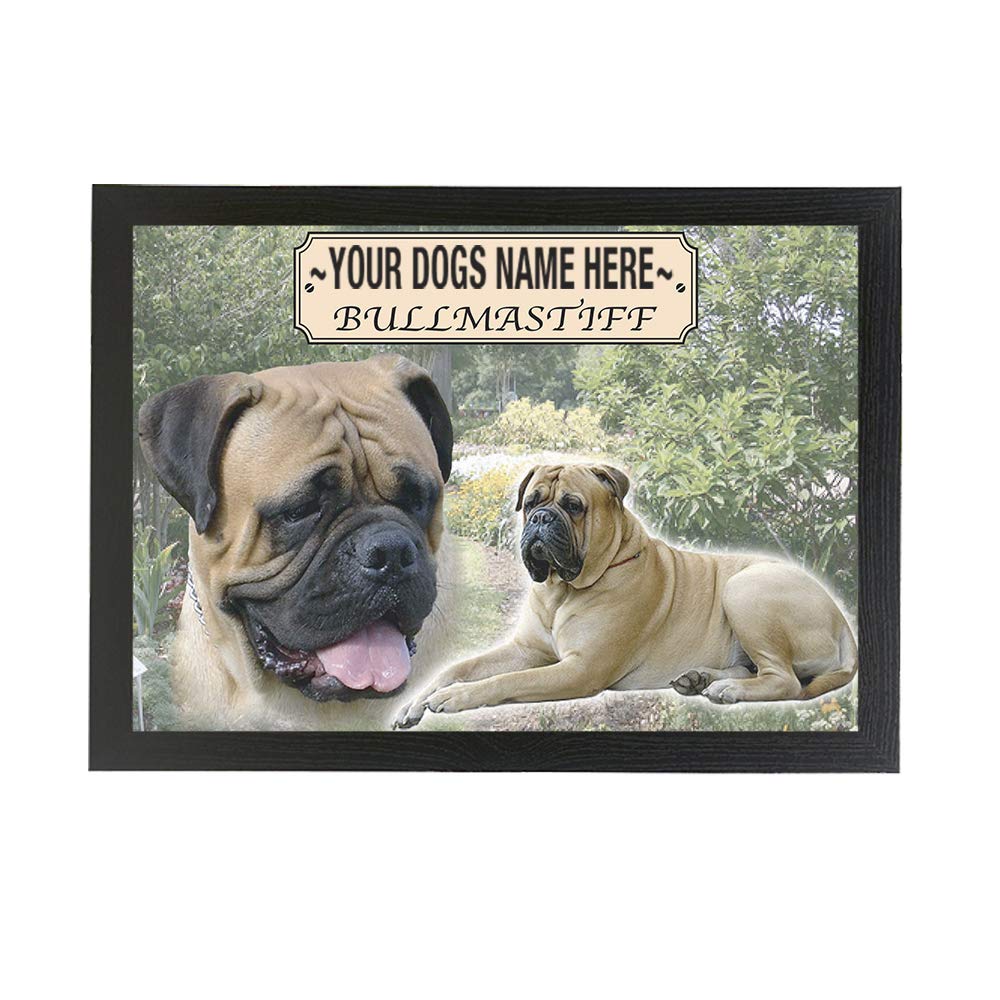 Bullmastiff Personalised Dog Breed Gift Lap Tray