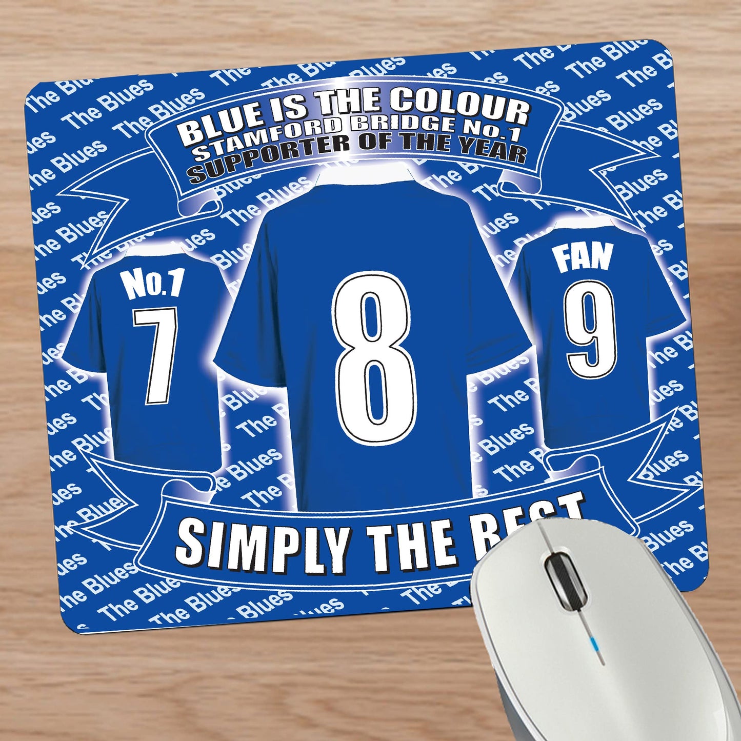 The Pensioners Football Shirt Mouse Mat Gift
