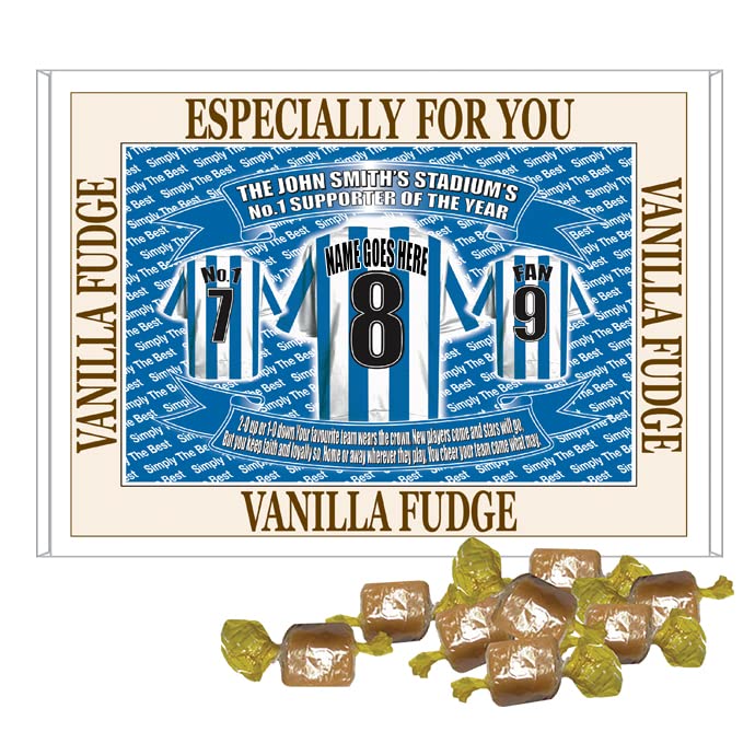 Huddersfield Football Shirt Personalised Gift Boxed Sweets Variety