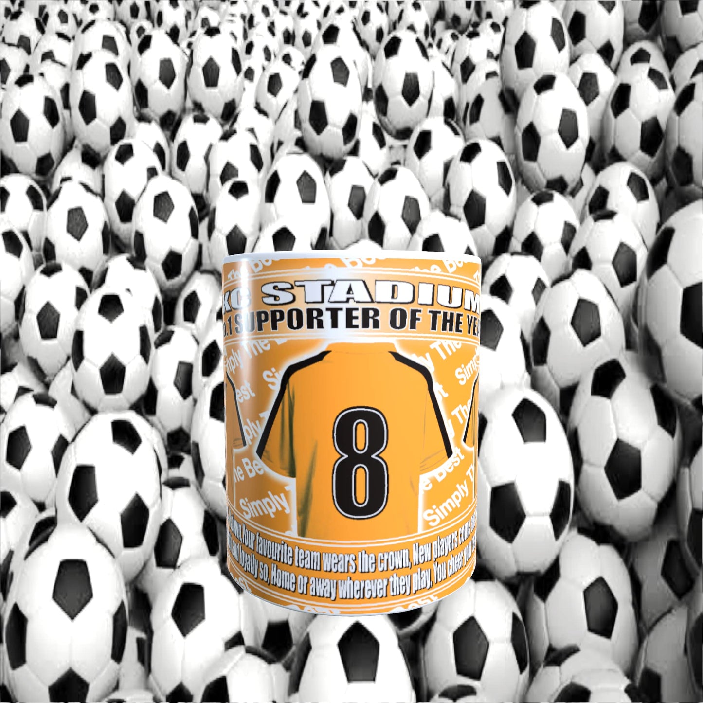 Hull Football Team Shirt Mug Gift with Chocolate Footballs