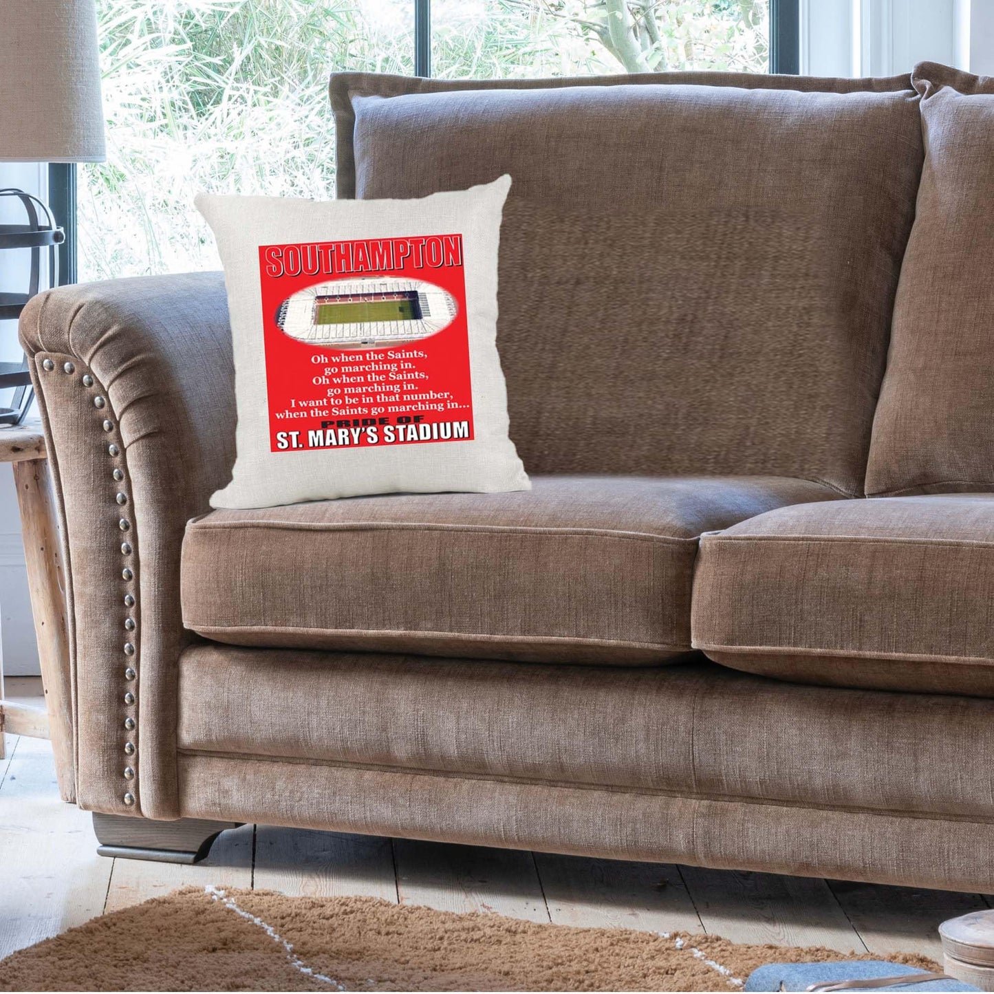 South(ampton) Football Anthem Song Chant Cushion Cover Gift
