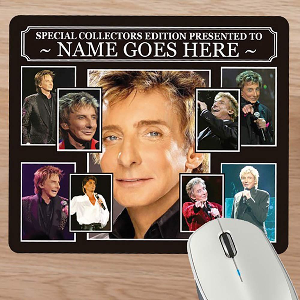 Manilow Personalised Icon Mouse Mat Gift