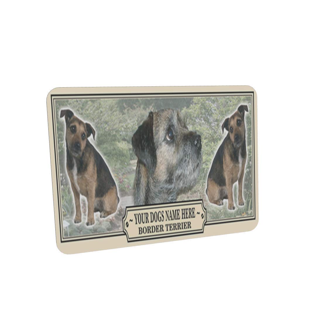 Border Terrier Personalised Dog Breed Mouse Mat Gift