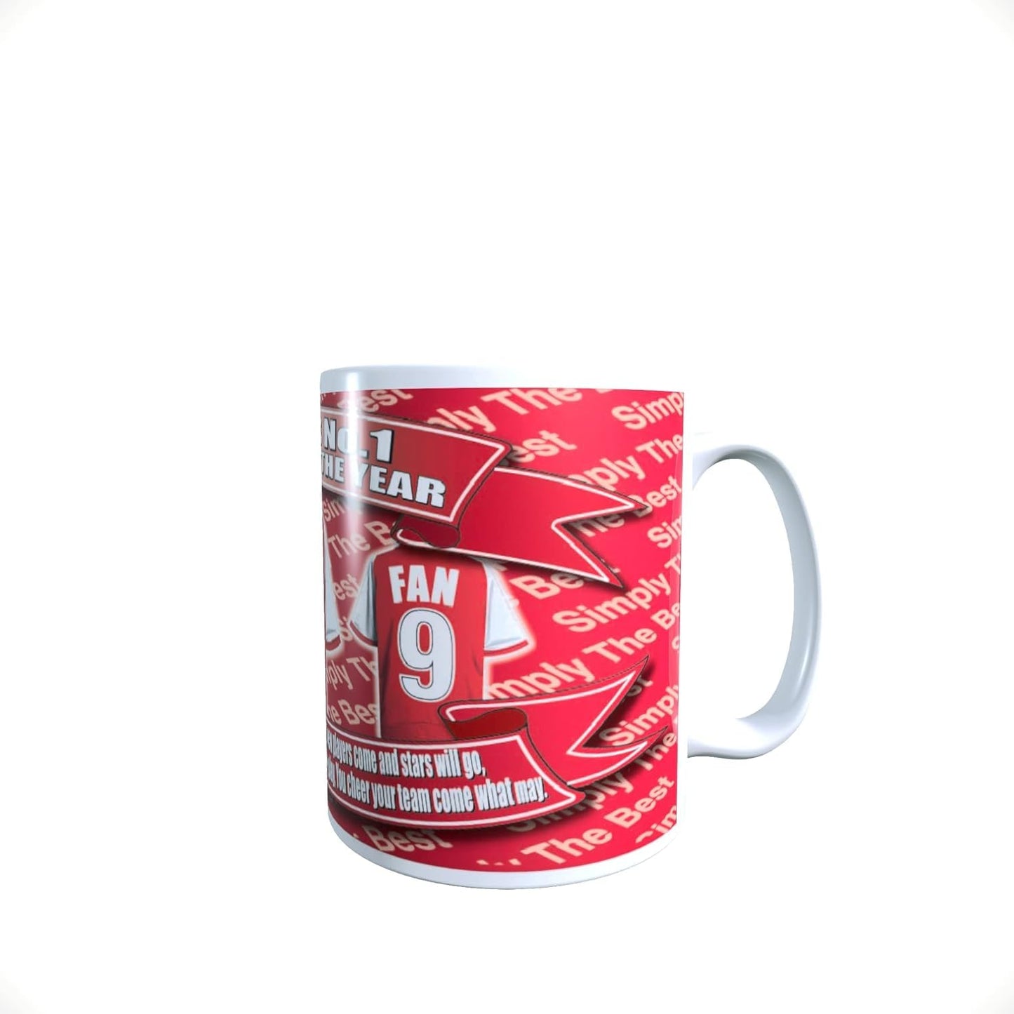 Gooners Football Shirt Personalised Lap Tray And Mug Gift Set, ARS- PersLapMugGiftSet_000