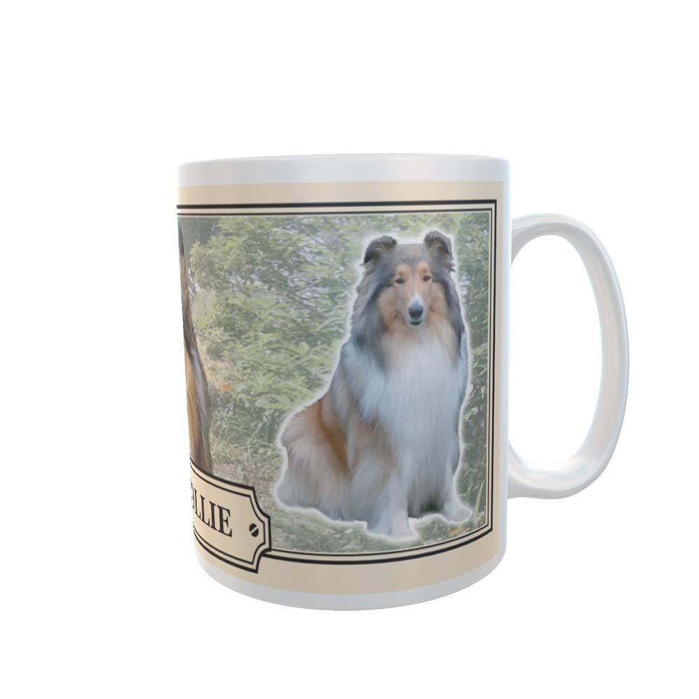 Rough Collie Dog Breed Gift Mug with Treats