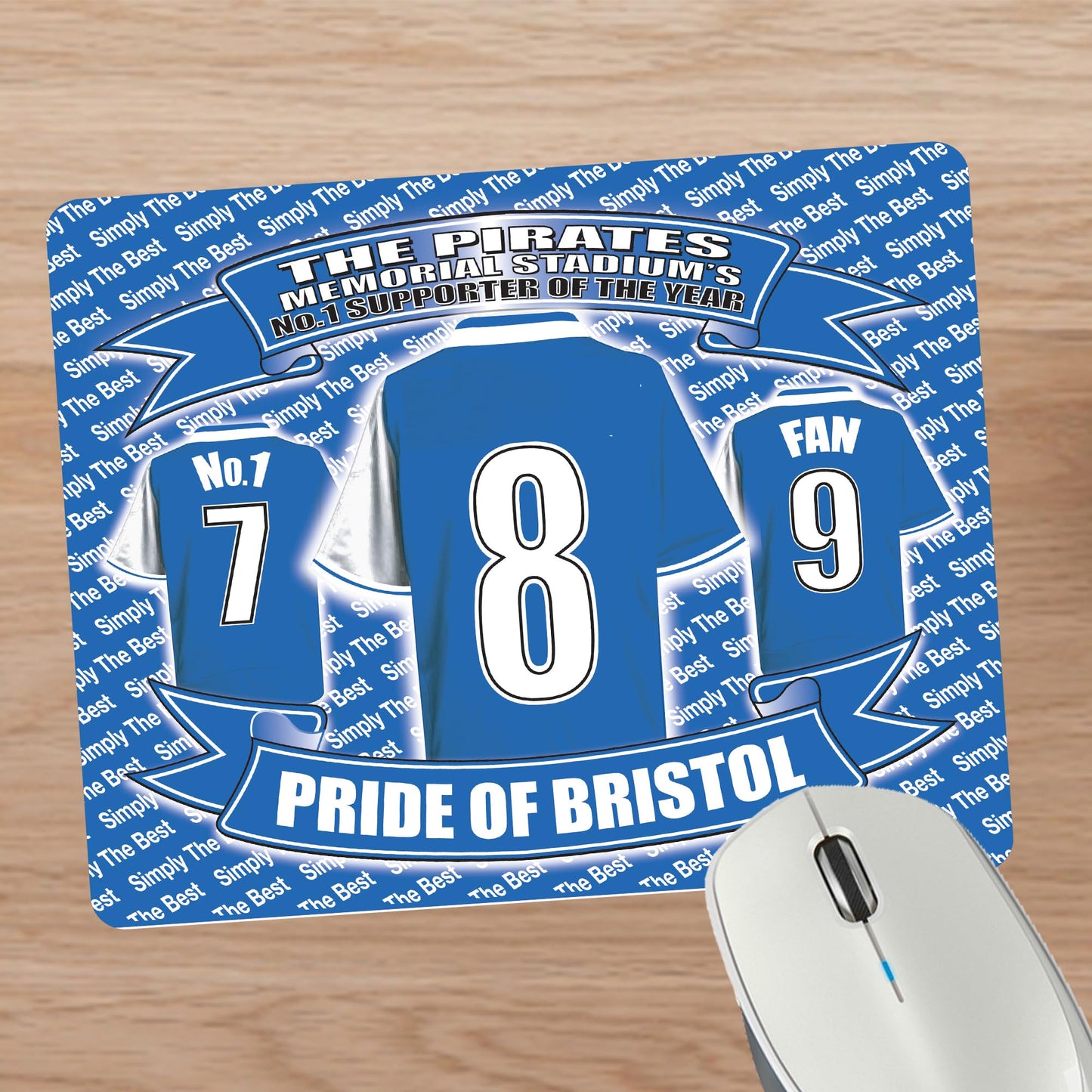 Bristol R Football Shirt Mouse Mat Gift