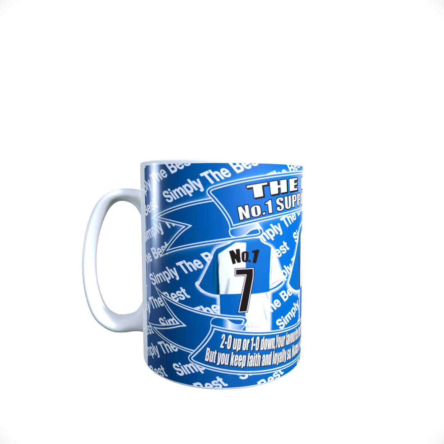 Bristol R Football Team Shirt Mug Gift with Chocolate Footballs
