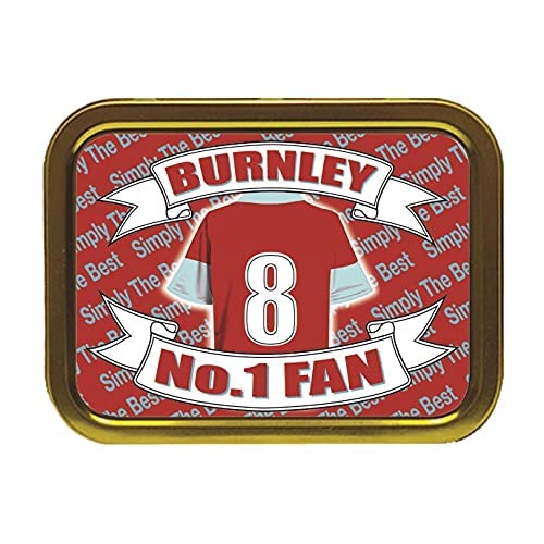 Burnley Football Shirt Personalised Tobacco Storage Tin & Products