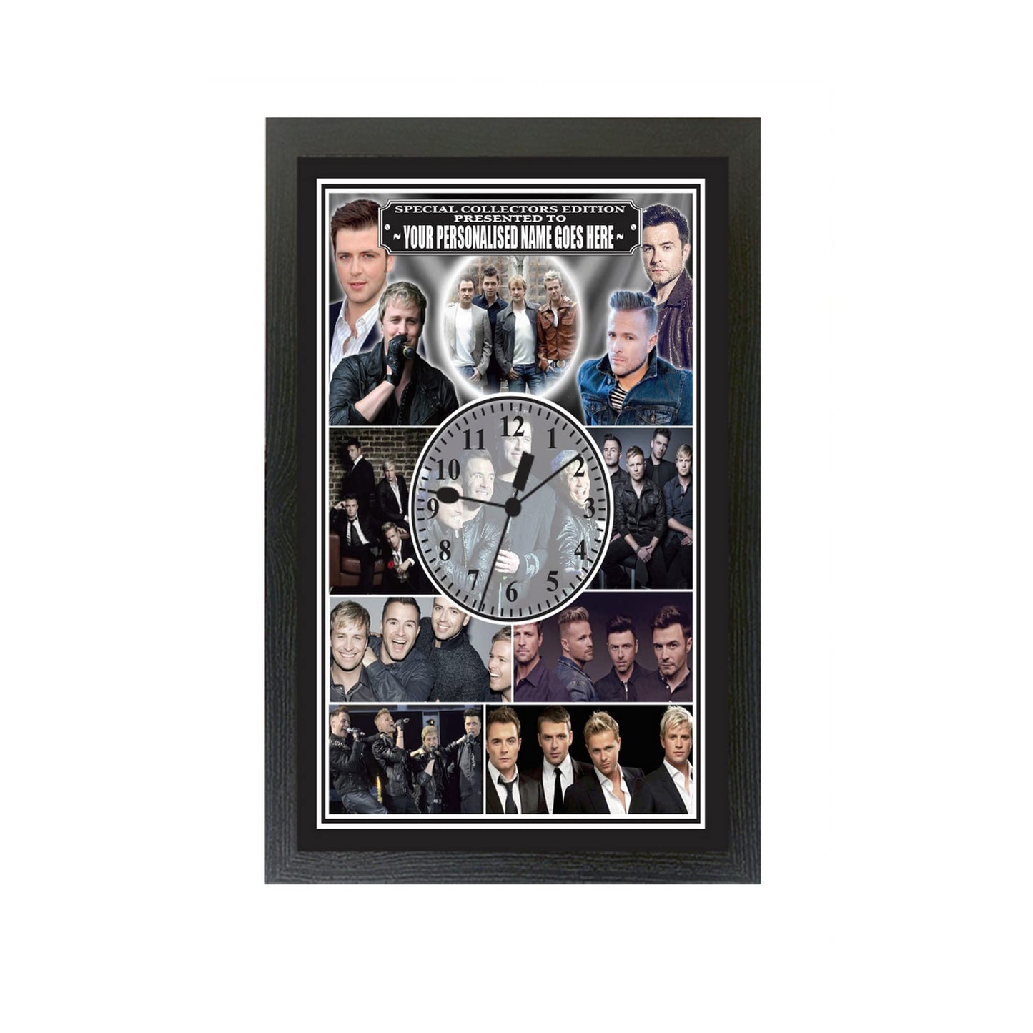 West 'Irish Boy Band' Life Music Icon Personalised Wall Clock