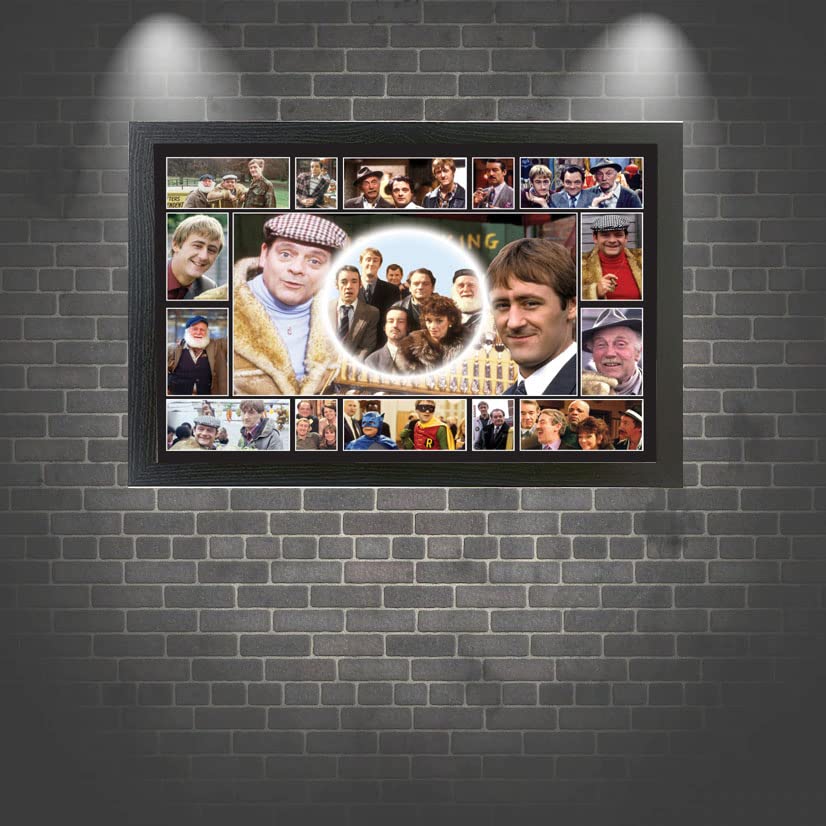 Only Fools Del Boy Trotter Icon Framed Wall Hanging Picture Gift