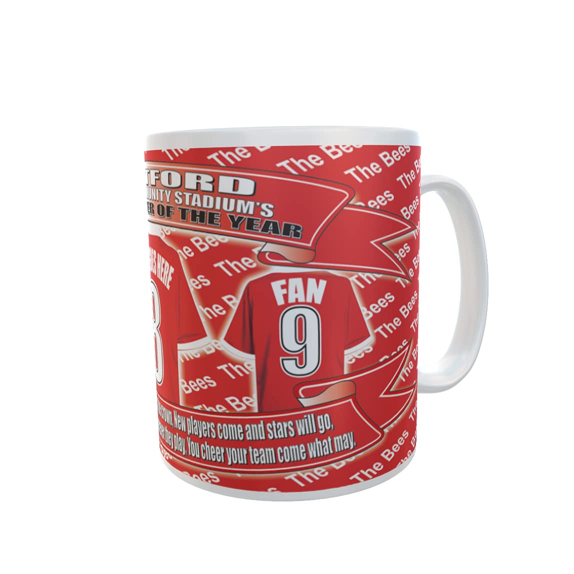 Brentford Personalised Football Team Shirt Mug Gift