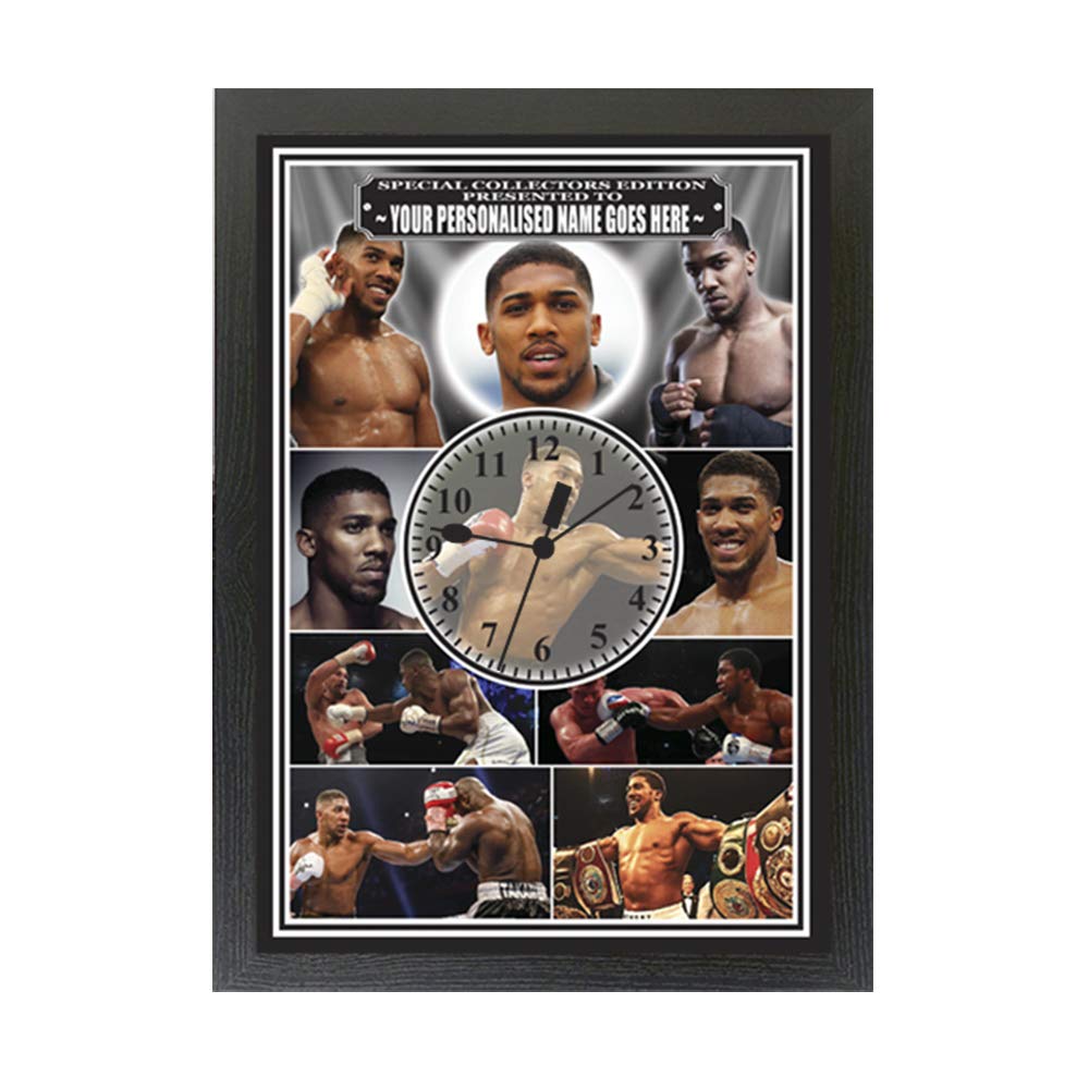 Anthony Joshua Personalised Icon Gift Clock