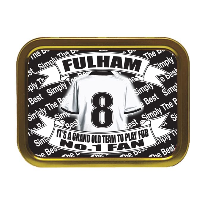 Fulham Football Shirt Personalised Tobacco Storage Tin & Products