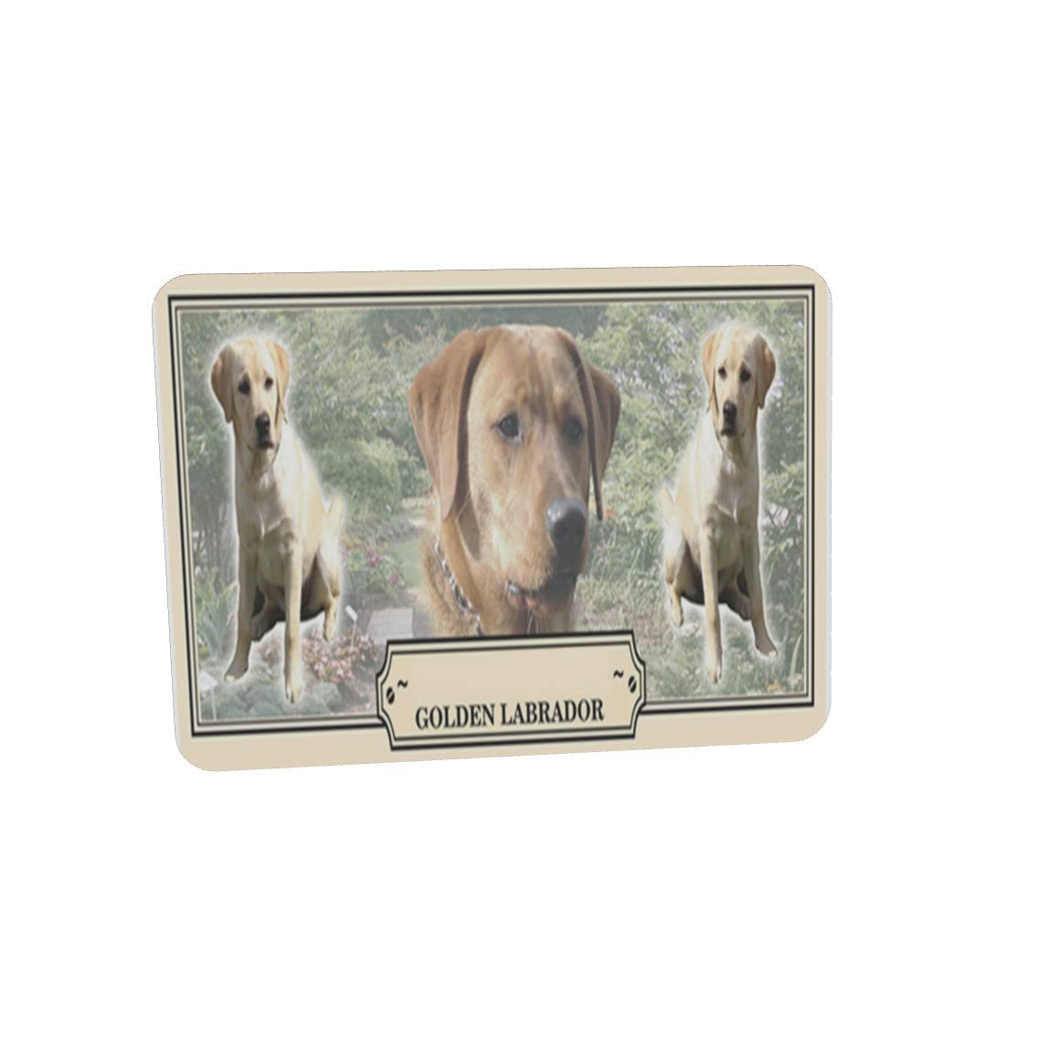 Golden Labrador Personalised Dog Breed Mouse Mat Gift