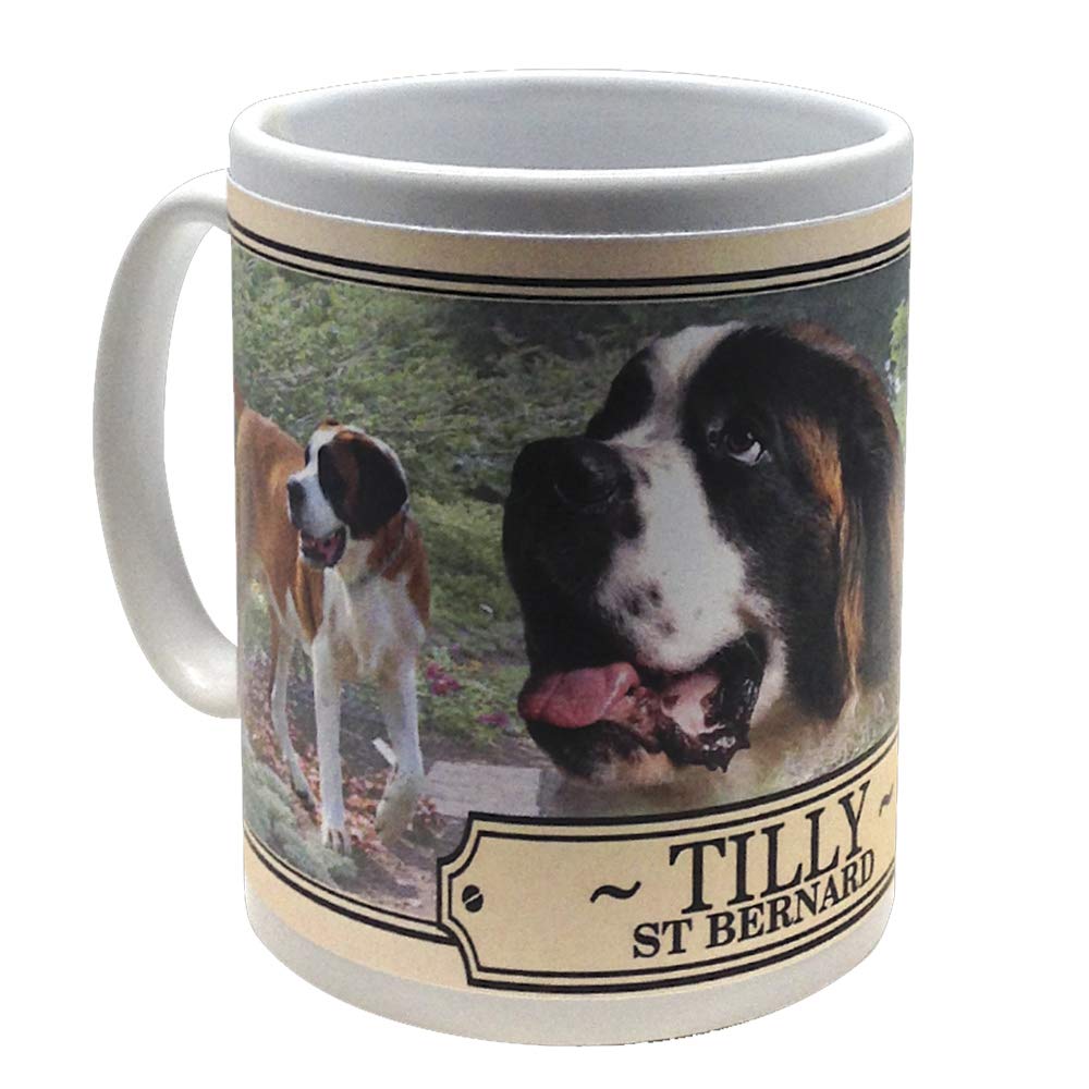 St. Bernard Personalised Dog Breed Gift Mug