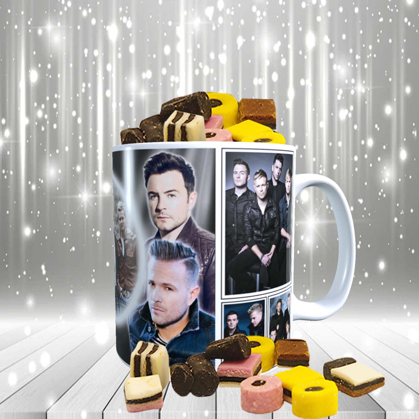 West 'Irish Boy Band' Life Icon Mug & Choice of Sweets