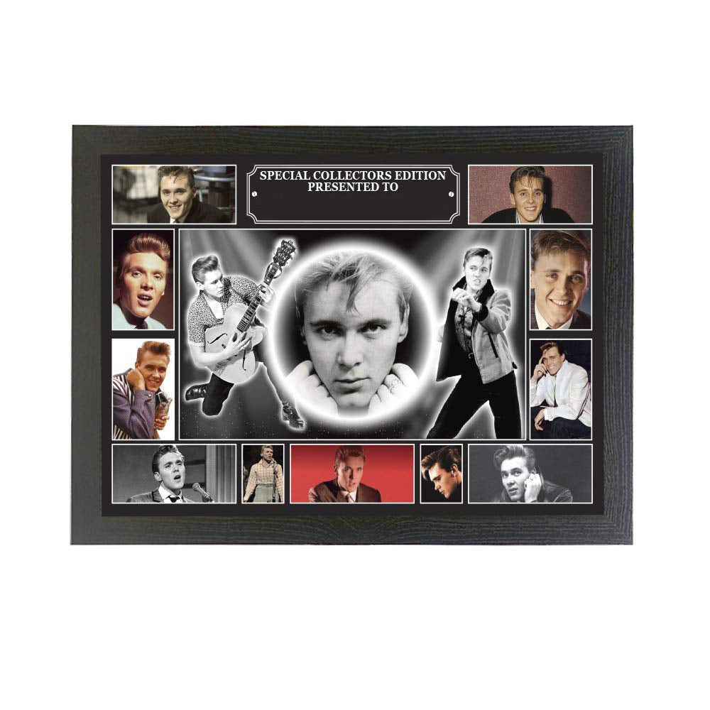 Billy Fury personalised icon framed picture gift