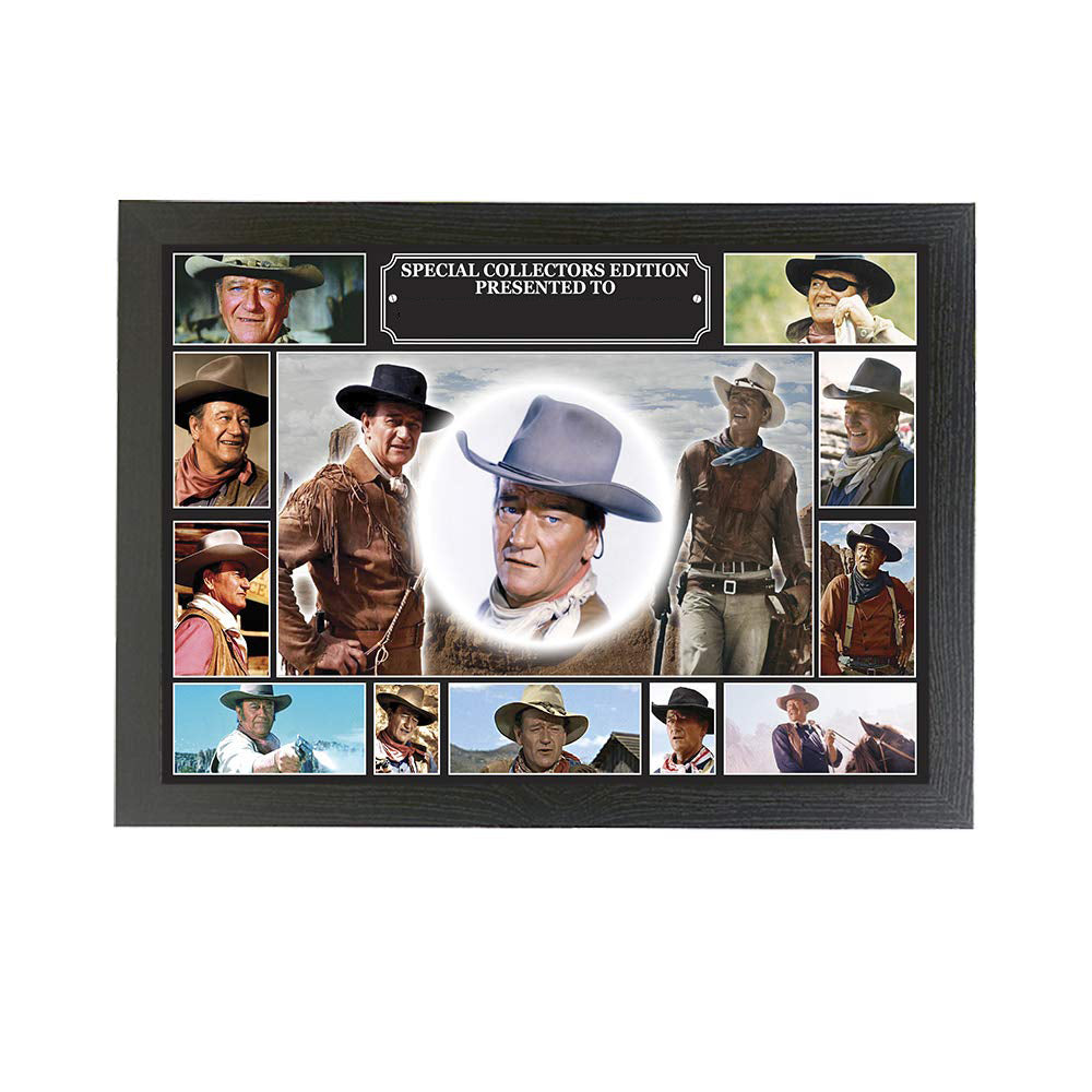 John Wayne personalised icon framed picture gift