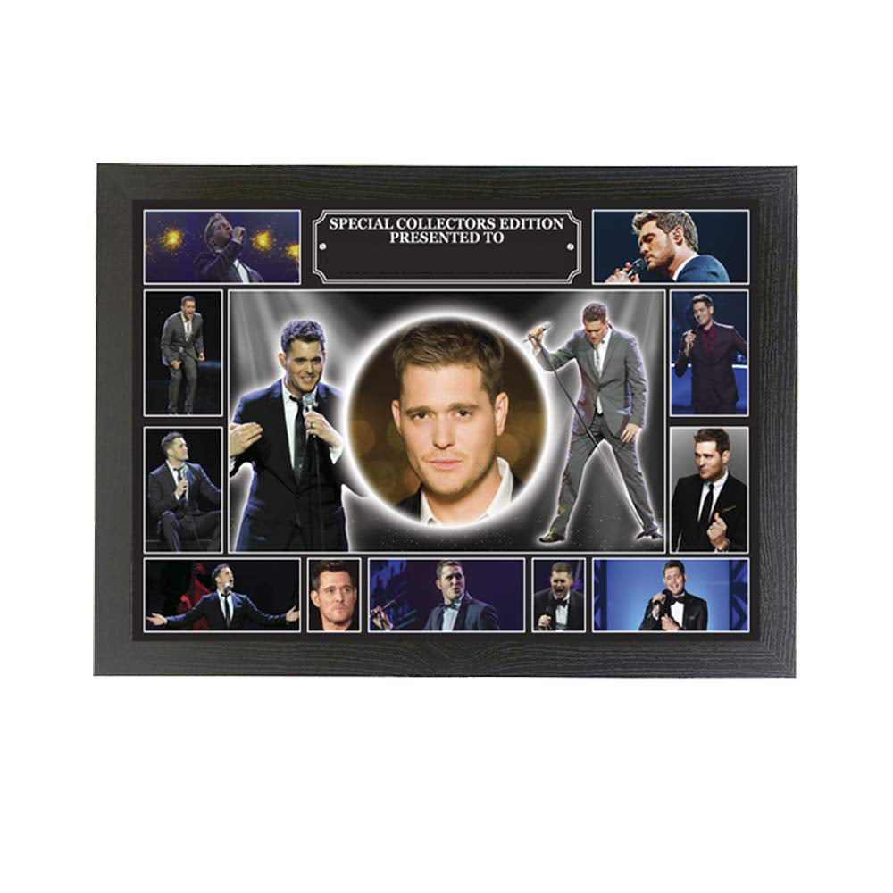 Michael Buble personalised icon framed picture gift