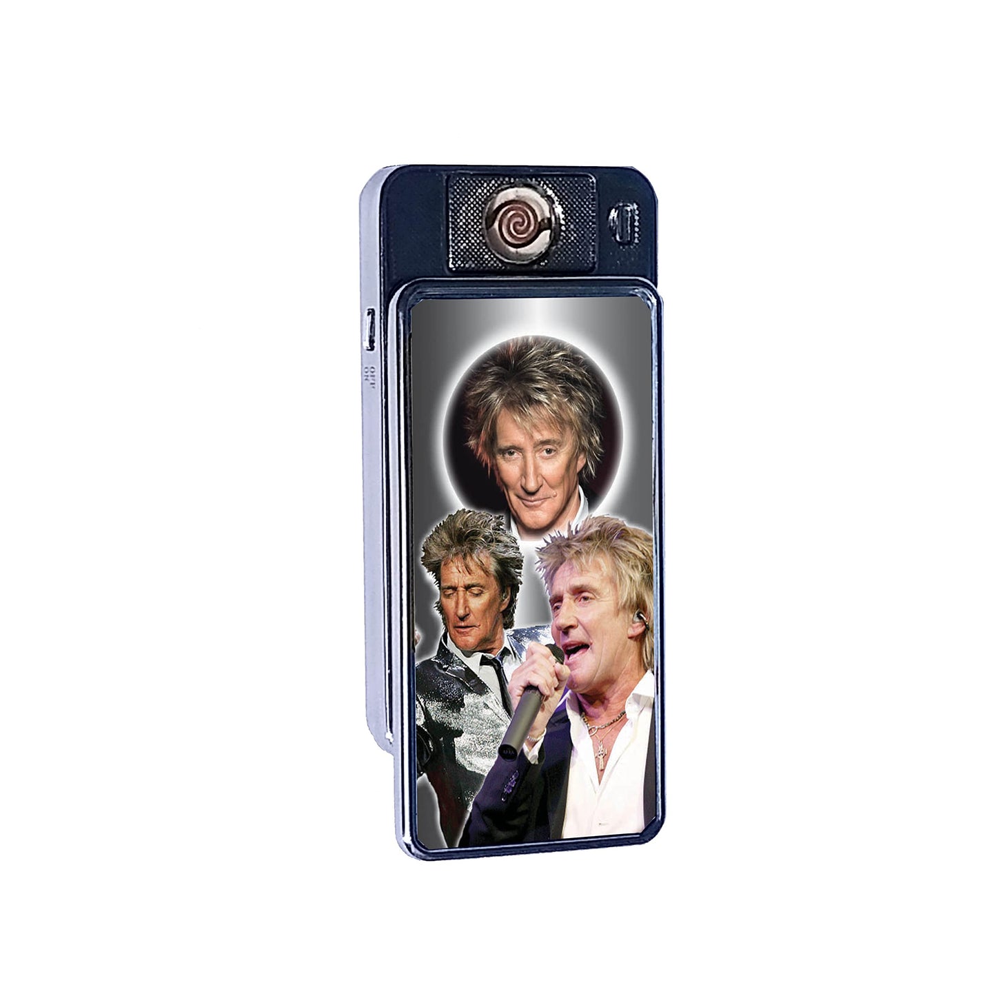 Stewart Icon Rechargeable Gift Boxed Silver Metal USB Lighter