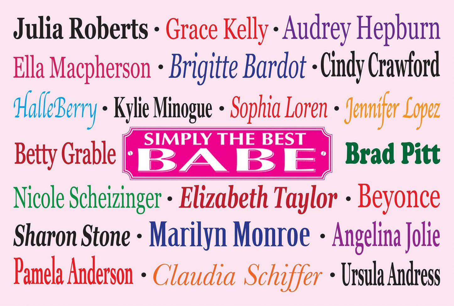 Simply The Best Babe Mug