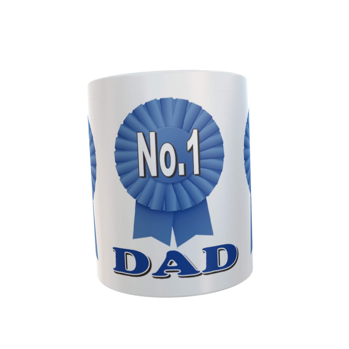 Simply The Best Dad Ceramic Rosette Gift Mug