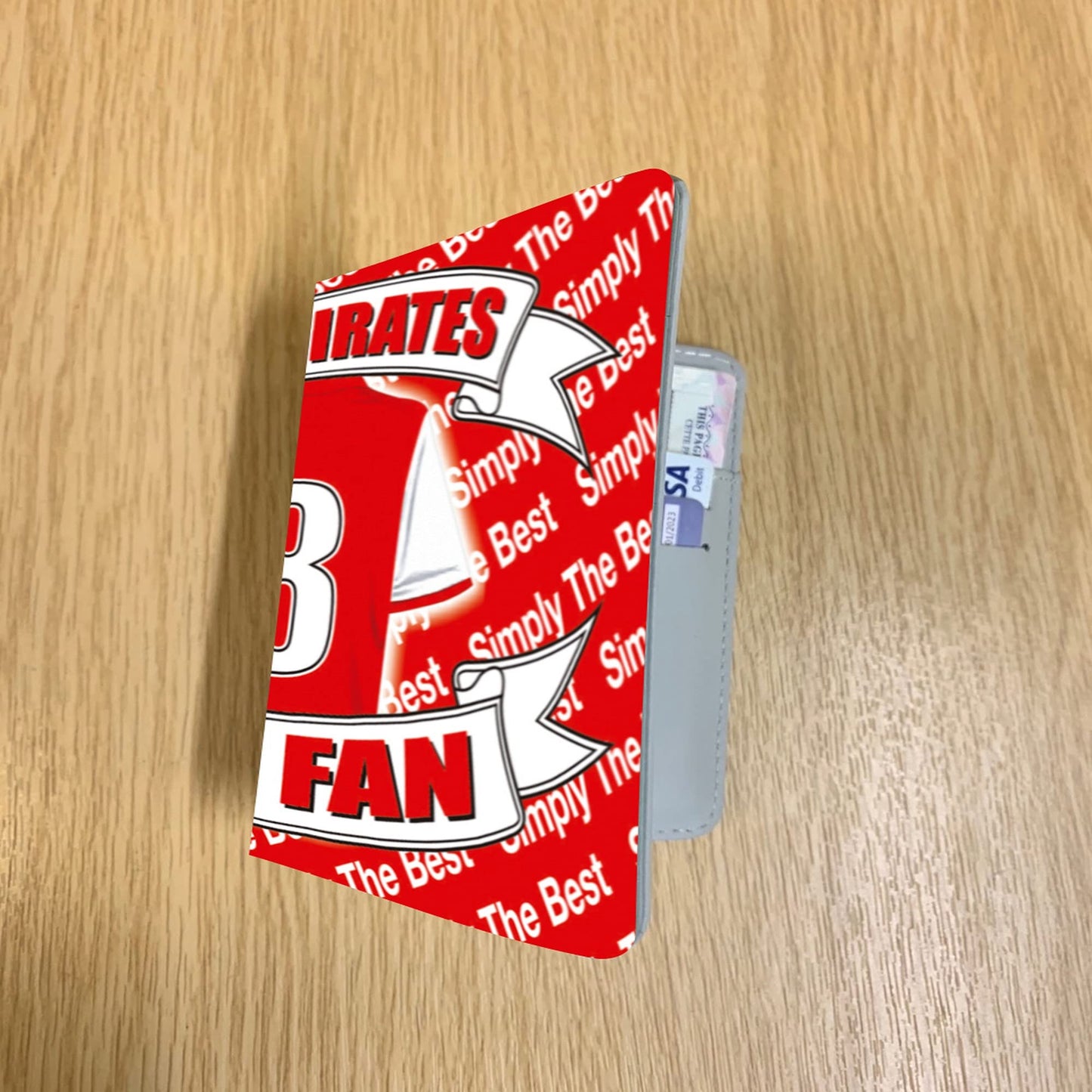 The Gooners Football Team Shirt Travel Passport Holder Case Gift Present