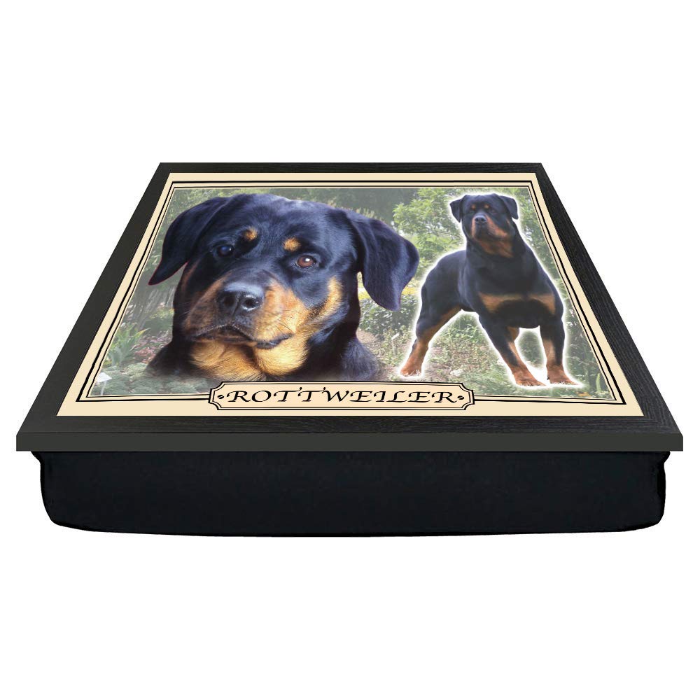 Rottweiler Dog Breed Gift Lap Tray