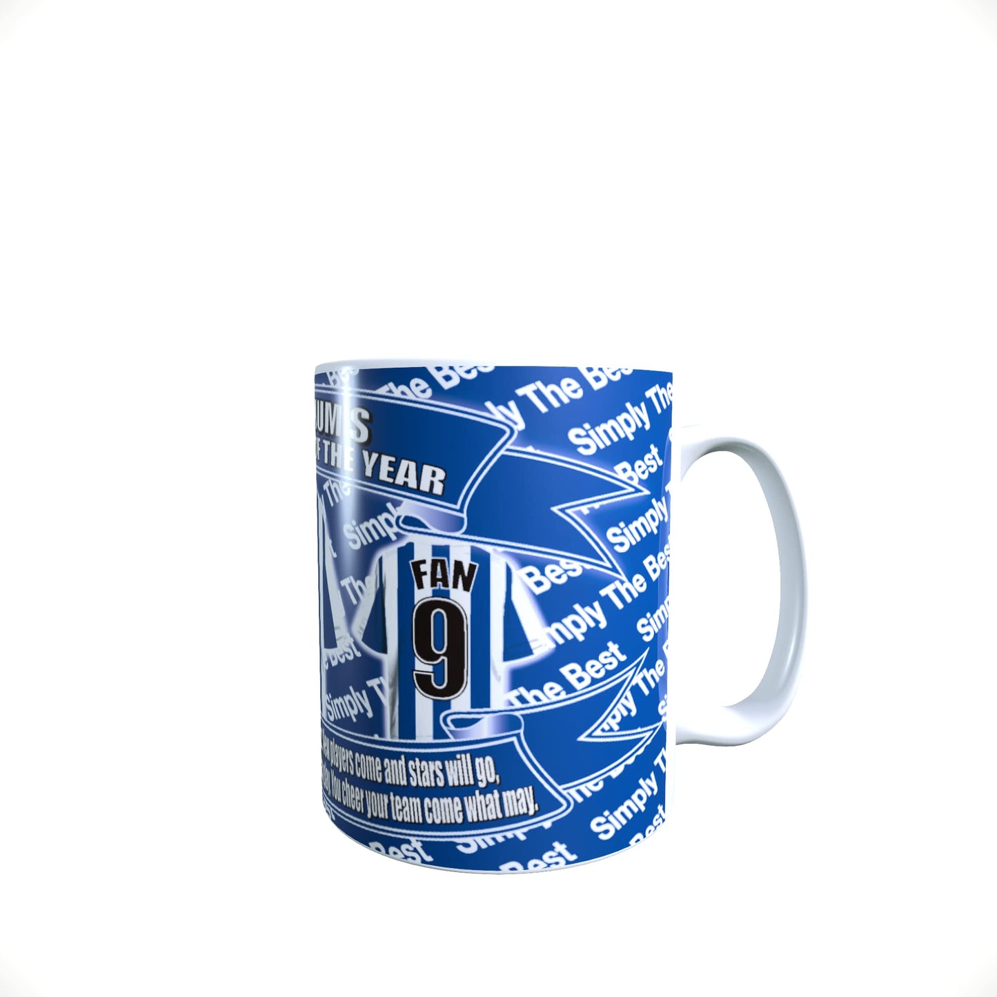 Brighton Football Team Shirt Mug Gift with Chocolate Footballs