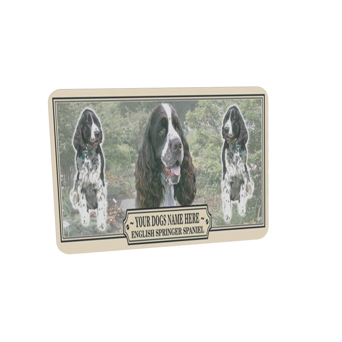 English Springer Spaniel Personalised Dog Breed Mouse Mat Gift