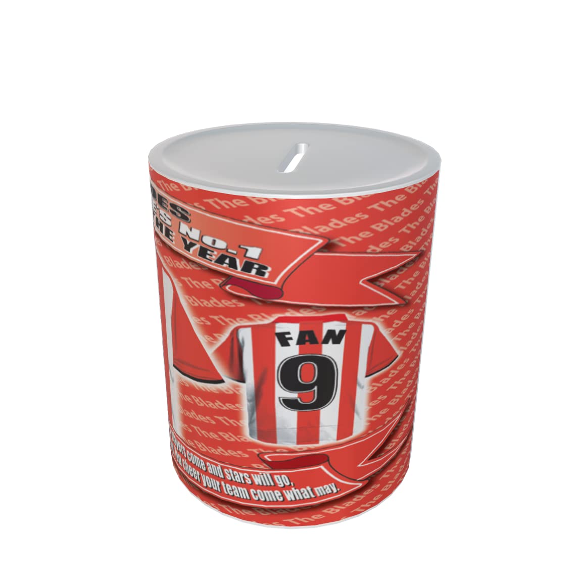 Sheffield U Football Shirt Ceramic Money Box Gift