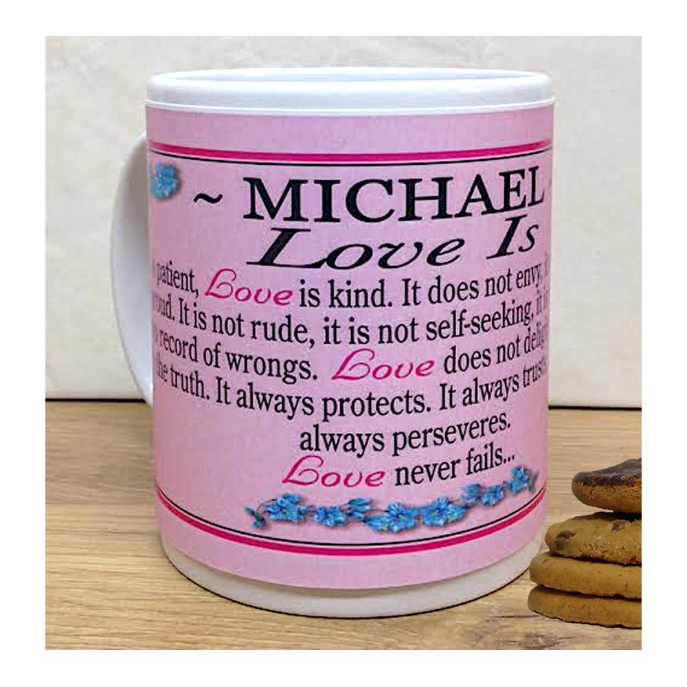 Love is Personalised Poem Verse Gift Mug