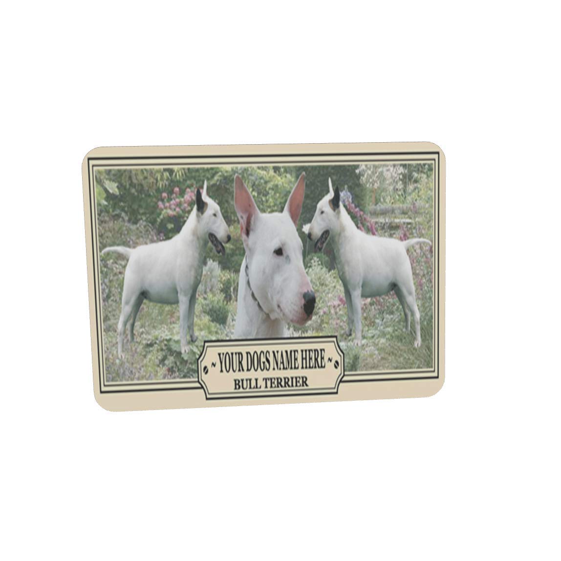 Bull Terrier Personalised Dog Breed Mouse Mat Gift
