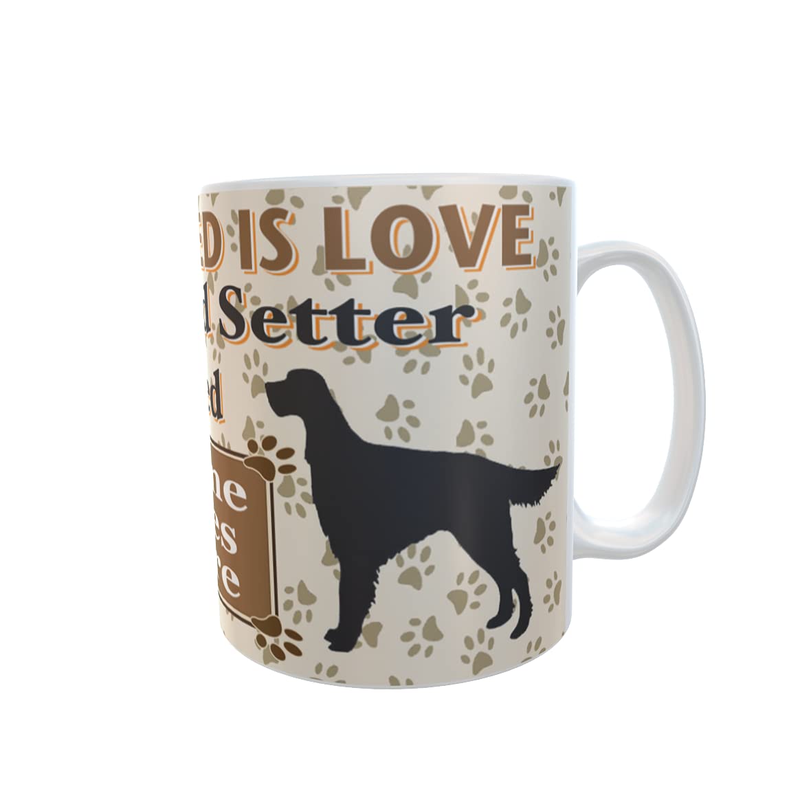 All You Need is Love and a Red Setter Dog Personalised Mug Gift