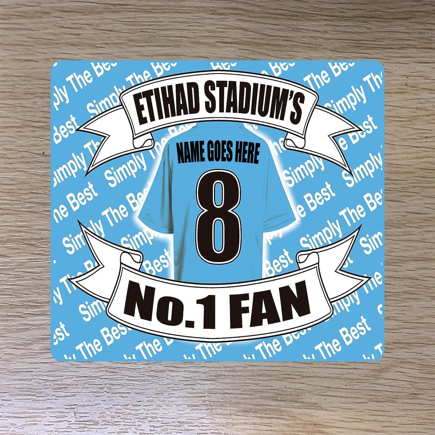 Manchester The Blues Football Shirt Personalised Travel Passport Holder Case Gift Present