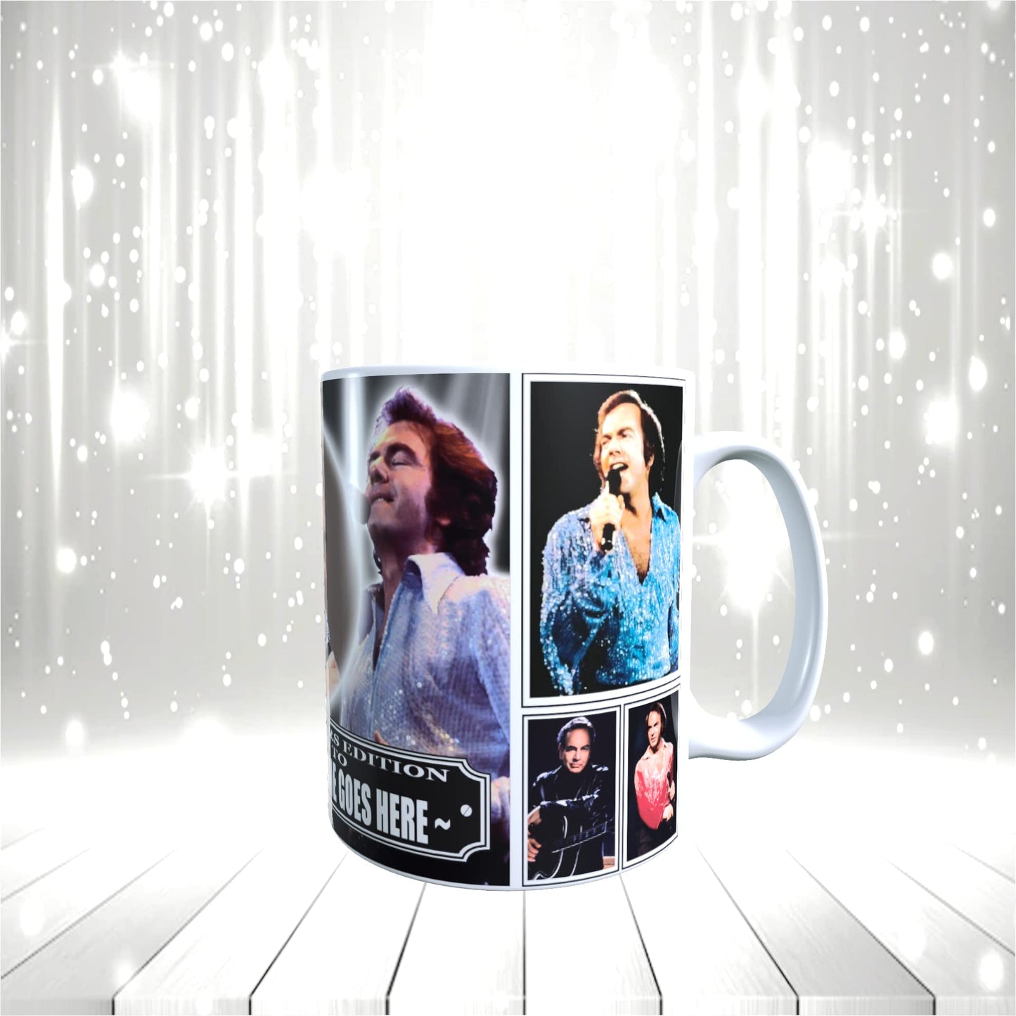 Neil Diamond Icon Personalised Mug Gift